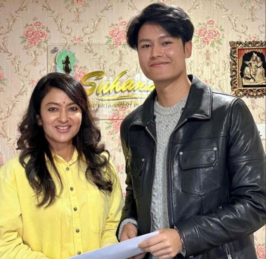 झरना थापाको ‘भगवत् गीता’मा धीरज मगर अनुबन्धित