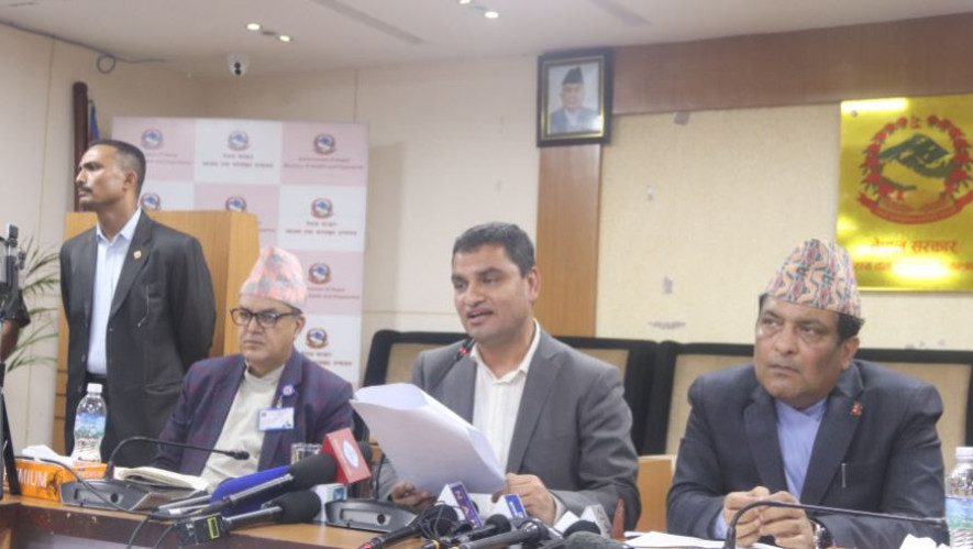 स्वास्थ्य मन्त्री पौडेलले सार्वजनिक गरे कार्ययोजना