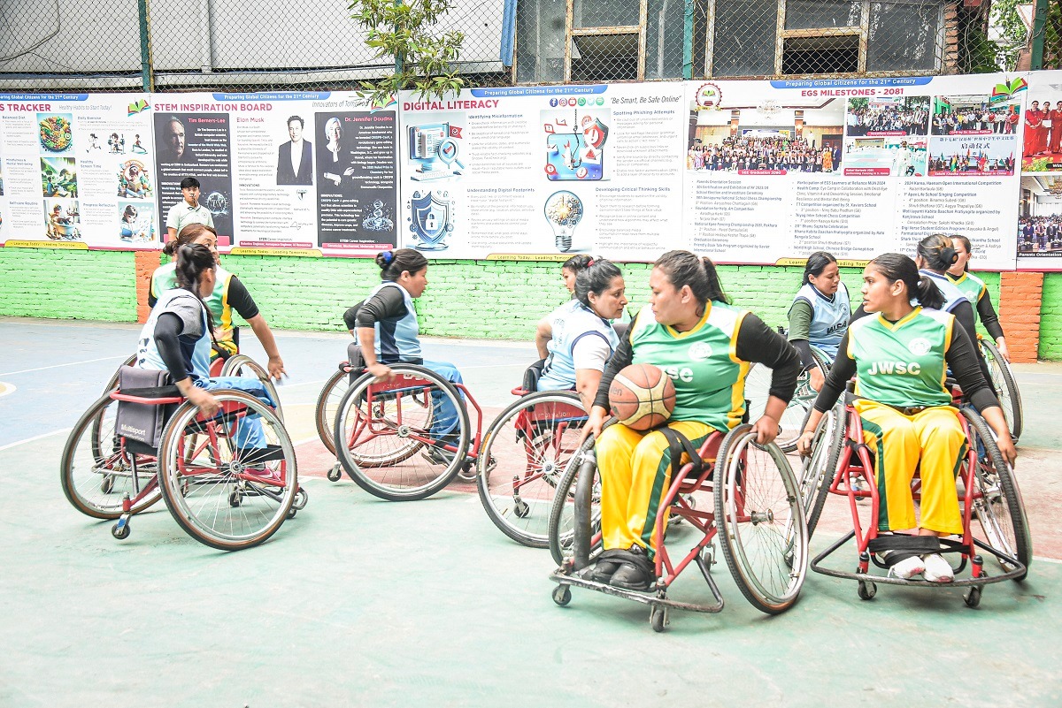 उपत्यकाव्यापी महिला व्हील चेयर बास्केटबल प्रतियोगिता २०८२